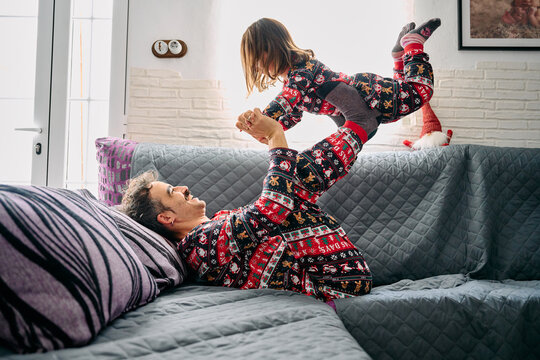 Fun and Love with Dad in christmas