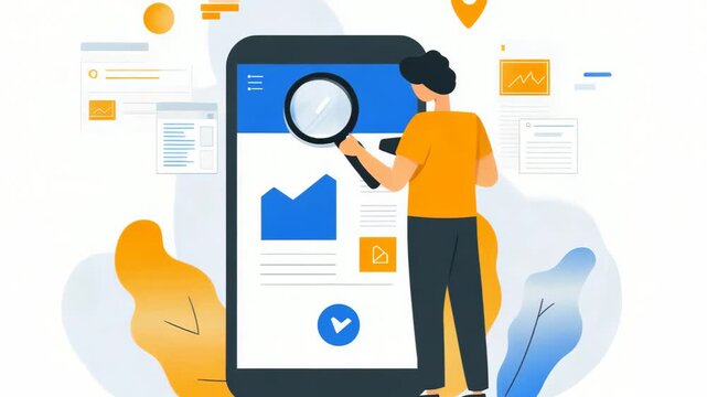 tech support expert analyzing bug report and performing diagnostic tests on mobile application to identify issue source