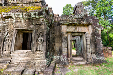 Naklejka premium Ta Prohm Temple at Angkor, Cambodia