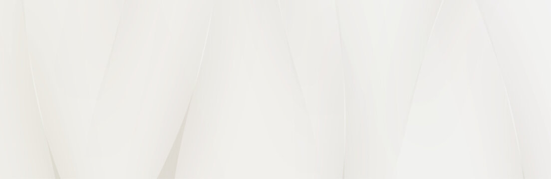 white petal wave background with soft organic curved layers and subtle shadow for elegant luxury design