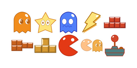 Retro Gaming Clipart © farmstudios