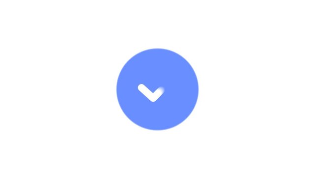 Simple File Upload Animation with Video Archive Progress Bar and Success Checkmark. Transparent background, 4K resolution.
