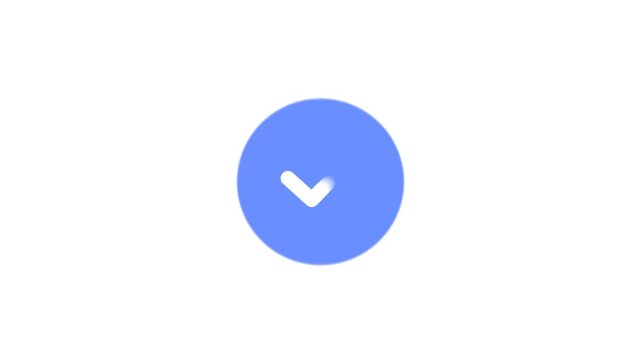 Simple File Upload Animation with ZIP Archive Progress Bar and Success Checkmark. Transparent background, 4K resolution.