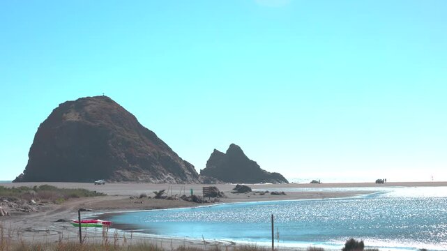 Sanctuary Piedra Viento Topocalma Chile landscape coast beach sea nature