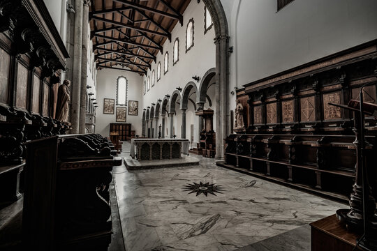 Teano, Italy. The Cathedral of San Clemente. 0326V.2