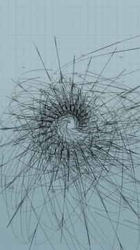 Fibonacci golden rules reconstruction illustrating the intersection of mathematics, nature, and sacred geometry. Ideal for education, science, and philosophical media.