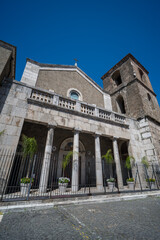 Fototapeta premium Teano, Italy. The Cathedral of San Clemente. 0426V