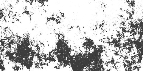Obraz premium Black and White Distressed Grunge Texture Vector Background with Gritty Ink Splatter and Grainy Details