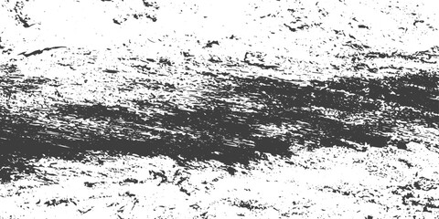 Obraz premium Black and White Grunge Distress Texture Vector Background with Abstract Rough Grainy Surface