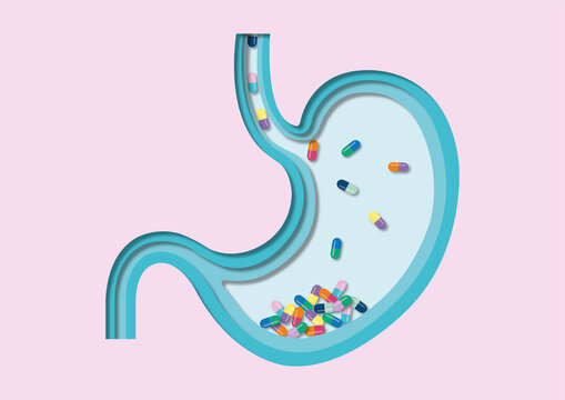 Effervescent tablets, illustration