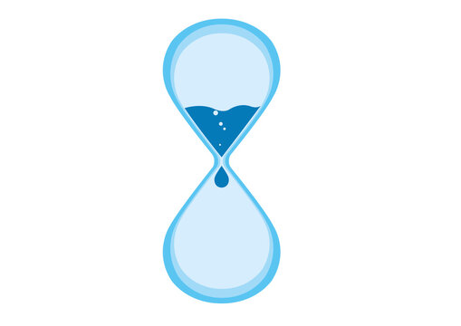 Hour glass, illustration