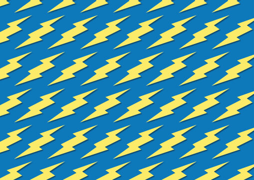 Lightning bolts, conceptual illustration