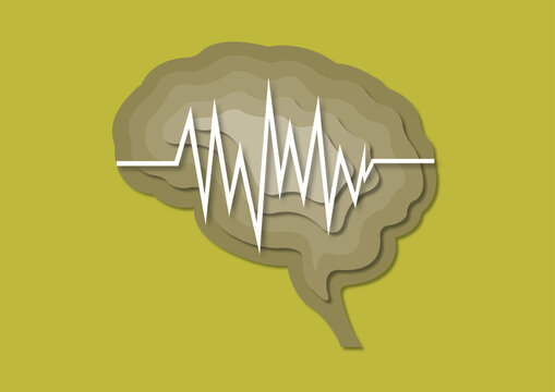 Epilepsy, conceptual illustration