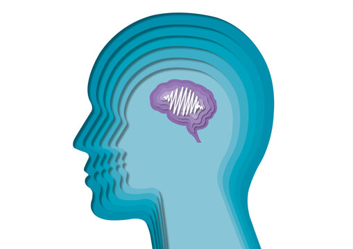 Epilepsy, conceptual illustration