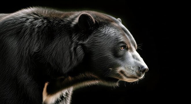 Malayan Sun Bear Portrait Wildlife Photography for Conservation and Nature Branding Projects Sun Bear