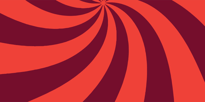 Retro Swirl Background - Hypnotic reed and orange Twirl eps10