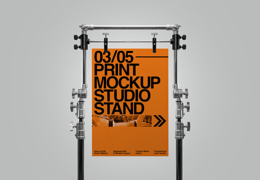 Print Mockup 03 - Studio Stand
