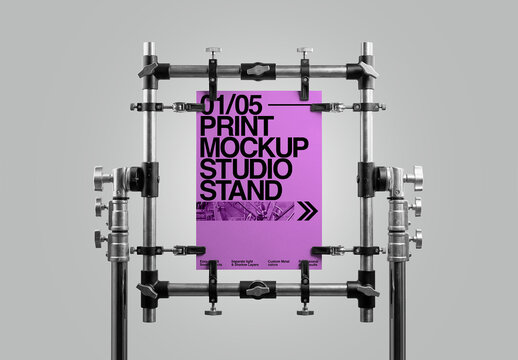 Print Mockup 01 - Studio Stand