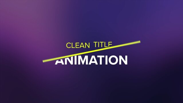 Bright Neon Colored Lower Third Wipe Reveal