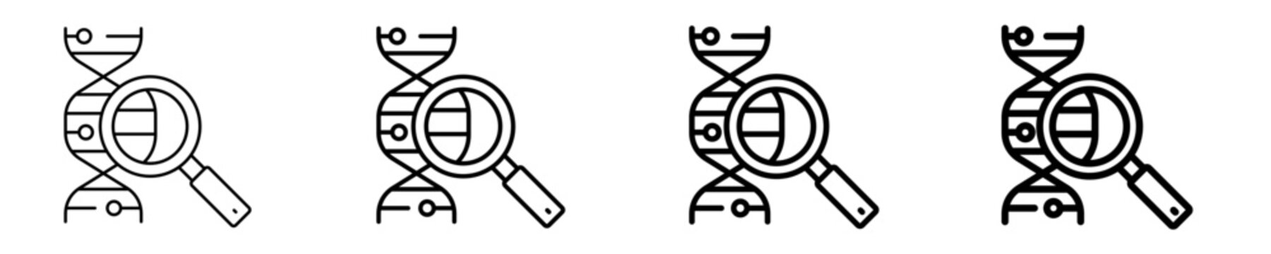 Scientific Research Icon Set Different Style Collection