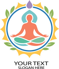 Obraz premium Global Wellness Day color logo icon vector white background
