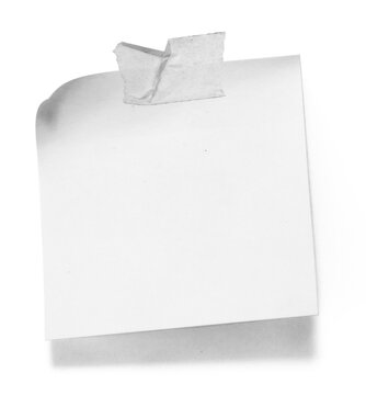 Sticky note reminder. Post it note paper.