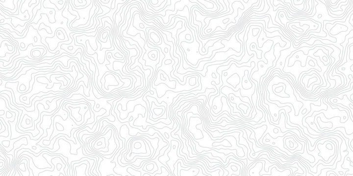 White topographic map contour lines pattern background design for cartography and geographic data visualization projects.