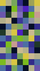Fototapeta premium Colorful geometric pixel pattern, mobile wallpaper