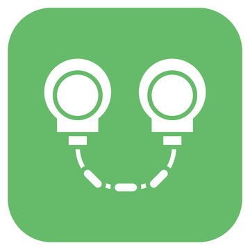 Hand Cuffs icon style