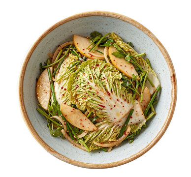 Spring Cabbage and Water Dropwort Fresh Kimchi