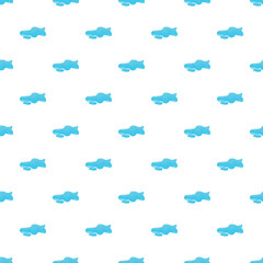 Fototapeta premium Blue liquid puddles forming a continuous abstract background pattern