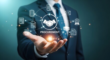 Obraz premium Streamlining business operations through efficient procurement processes