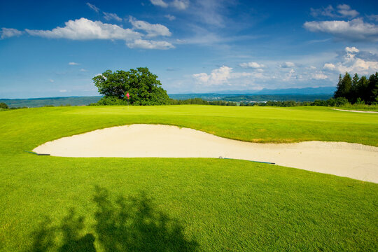 Germany, Bavaria, Golf course