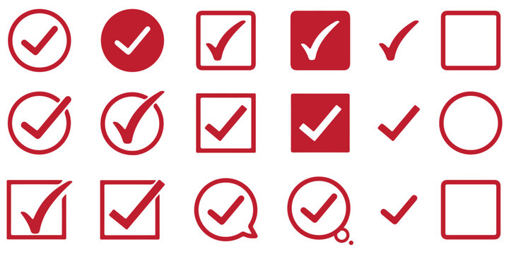 Green check mark in circle vector illustration
