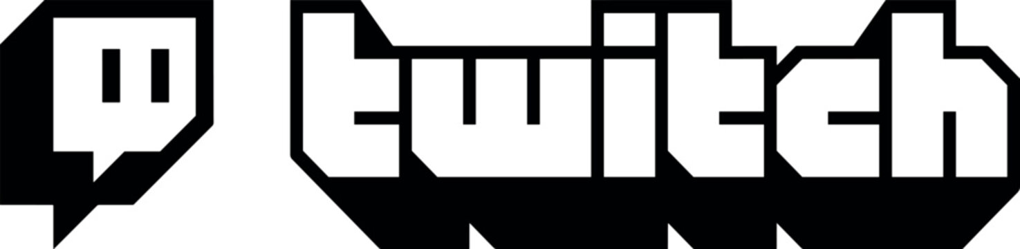 Twitch social network logo. Twitch icon.
