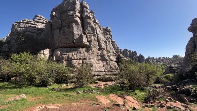 Paisaje k&aacute;rstico en El Torcal de Antequera