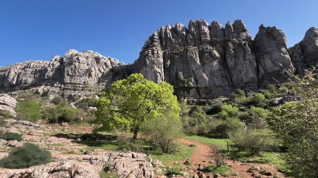 Paisaje k&aacute;rstico en El Torcal de Antequera