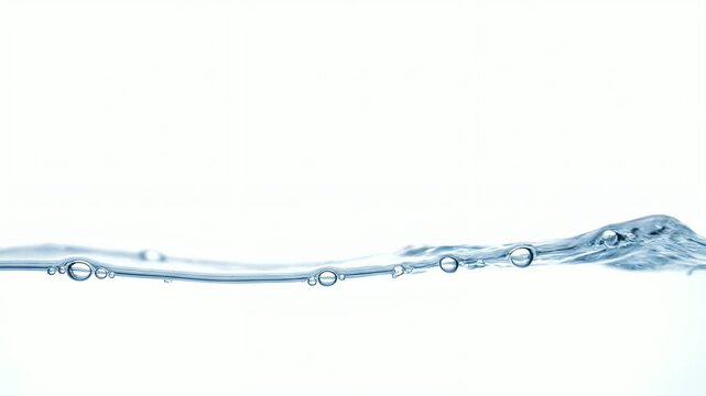 Crystal clear clean water with gentle ripples. water surface background with relaxing fluid movement