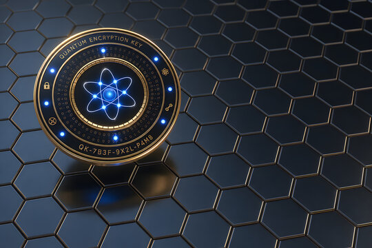 Quantum Encryption Key Above Hexagonal Mirror Grid