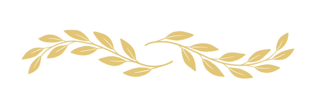 Golden laurel divider