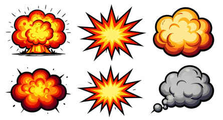 action, comic, explosion, burst, popart, boom, speechbubble, starburst, cartoon, dynamic, effect, retro, graphic, vector, illustration, isolated, shape © mrpixel