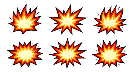 boom, comic, explosion, burst, popart, speechbubble, starburst, cartoon, dynamic, effect, retro, graphic, vector, illustration, isolated, action, shape © mrpixel