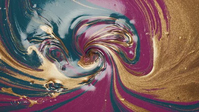 Abstract swirl of colorful paint ideal for creative backgrounds and modern web design