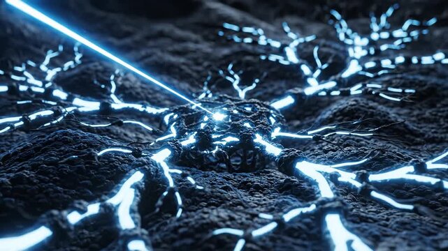 Abstract glowing light on textured surface ideal for creative backgrounds and modern web design