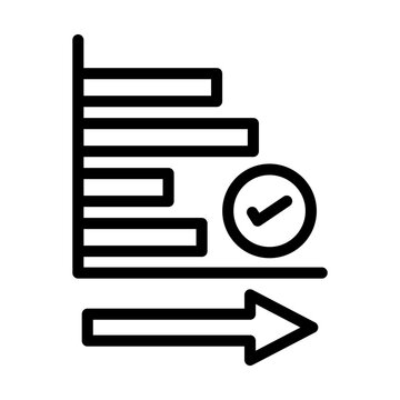Bar Chart Vector Icon