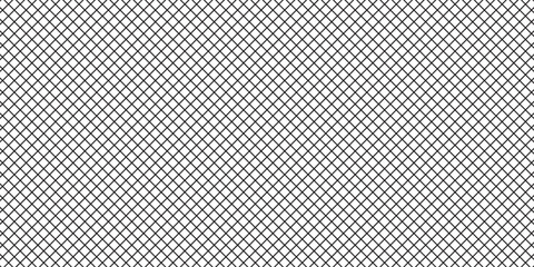 Seamless Geometric Grid Pattern Vector with Black Diagonal Crossed Lines on White Background for Modern Abstract Texture, Minimalist Fabric Print, and Graphic Paper Design © imaamut