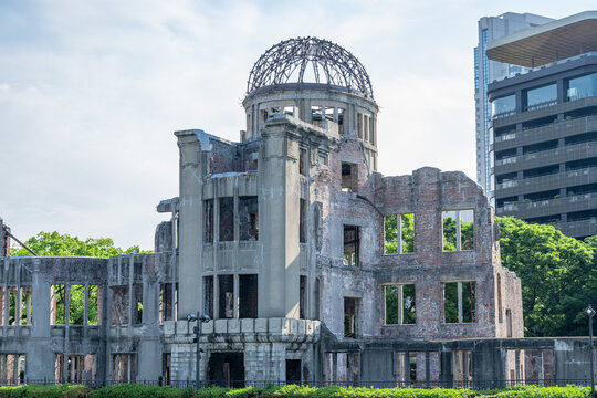 Historic Hiroshima Atomic Bomb Dome Symbolizing Peace and Memory