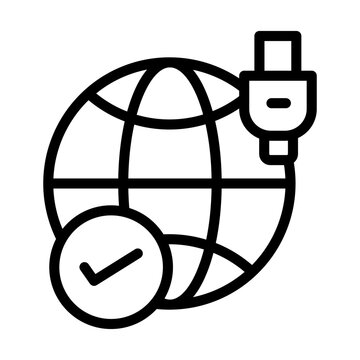 Ethernet Cable Vector Icon