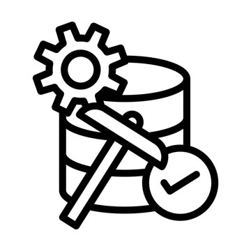 Data Mining Vector Icon