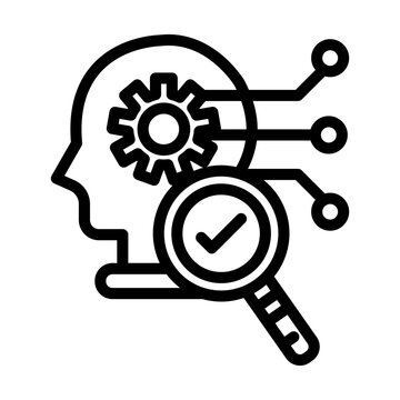 Machine Learning Vector Icon